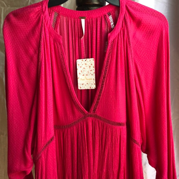 Free People Go Lightly Shift Dress-Small - Picture 3 of 6